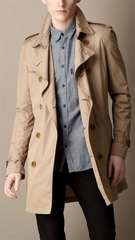 burberry mens trench coat outlet|are Burberry trench coats waterproof.